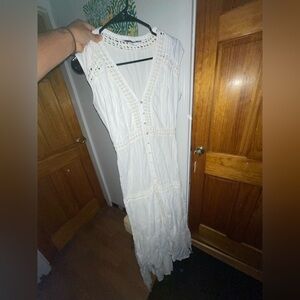 Veronica Beard White Long Dress